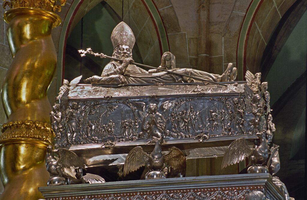 Gniezno - The silver coffin of St. Adalbert