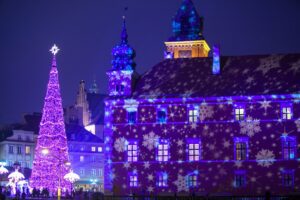 Warsaw Old Town winter