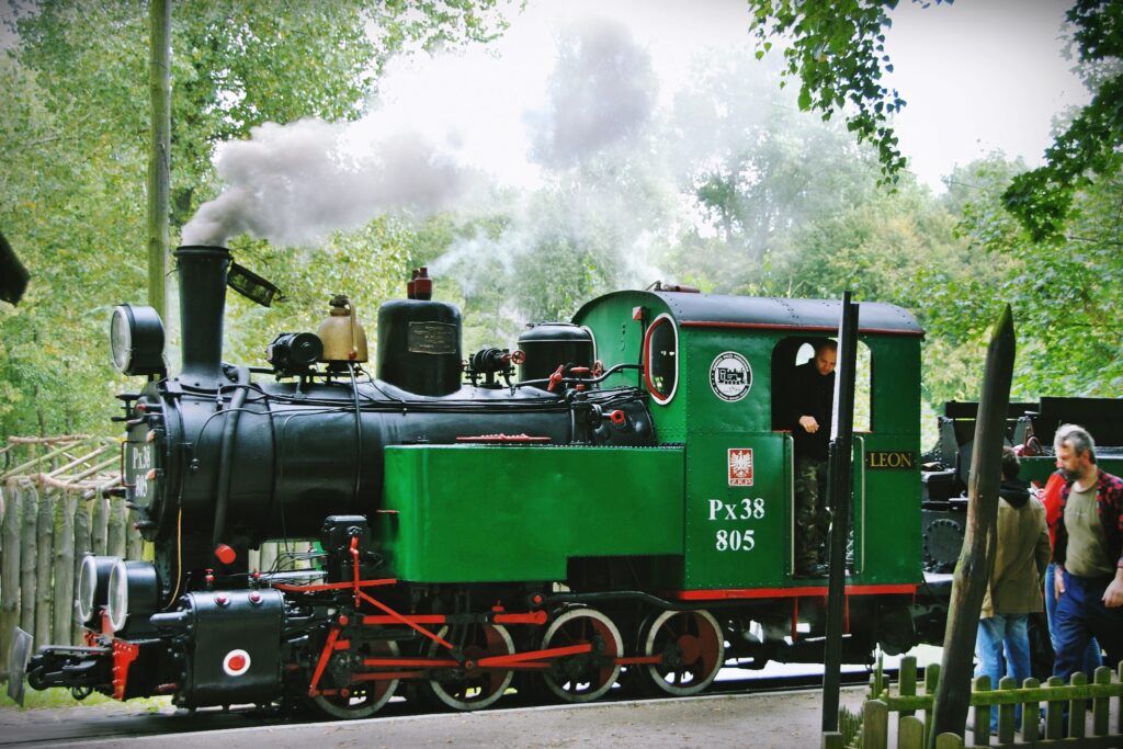 Wenecja - pueblo con el museo de trenes de vía estrecha