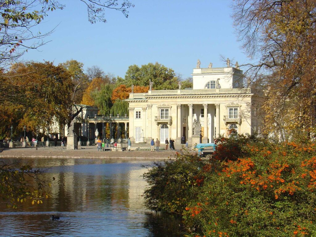 Varsovia - Parque Real Lazienki, palacio en el agua